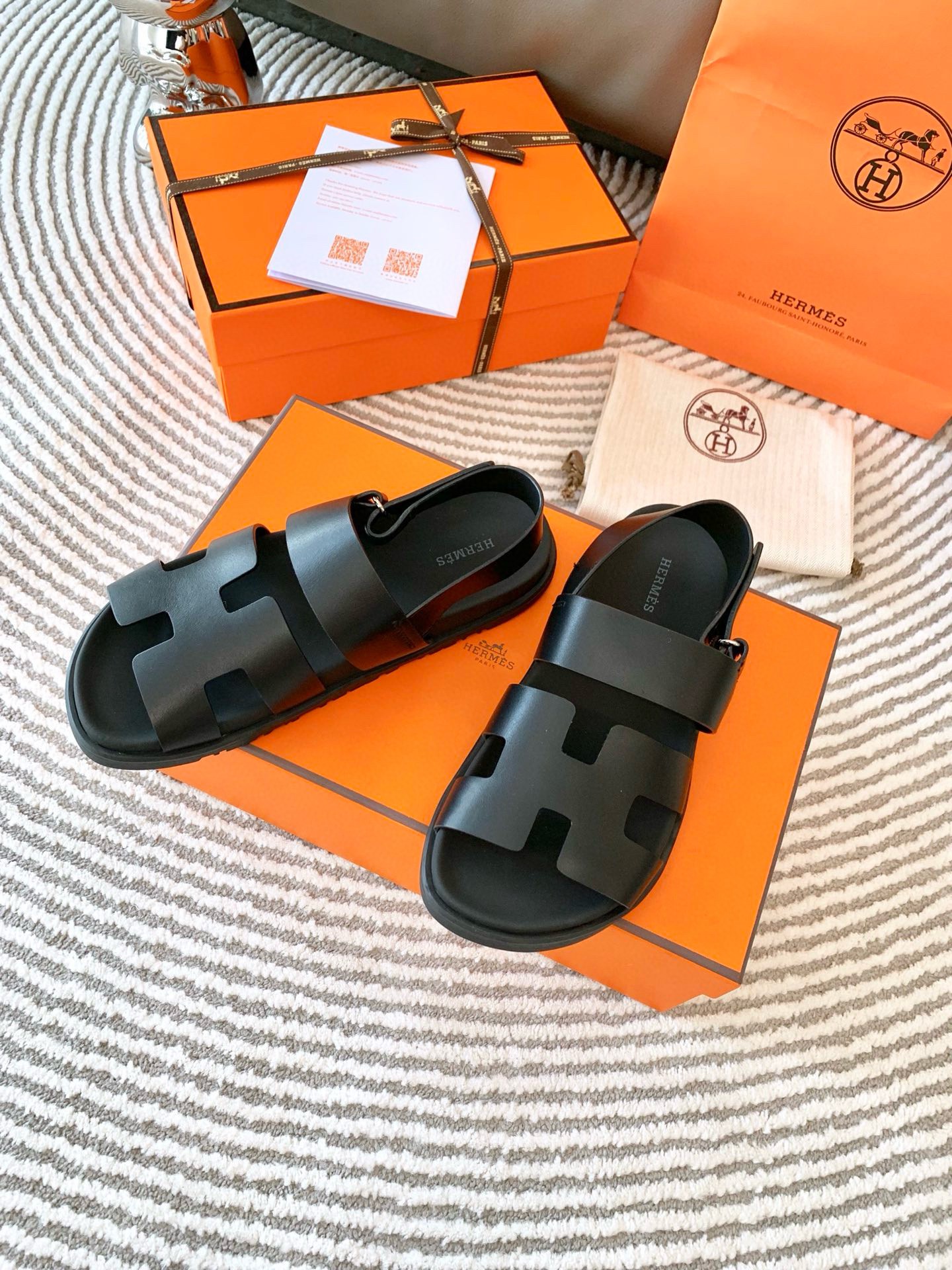 HERMES WOMEN ORAN SANDAL 01 | handsandhead