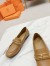 Hermes Women's Colette Loafers in Brown Leather