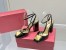 Valentino One Stud Pumps 90mm In Black Patent Leather