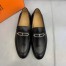 Hermes Men's Colette Loafers In Noir Calfskin
